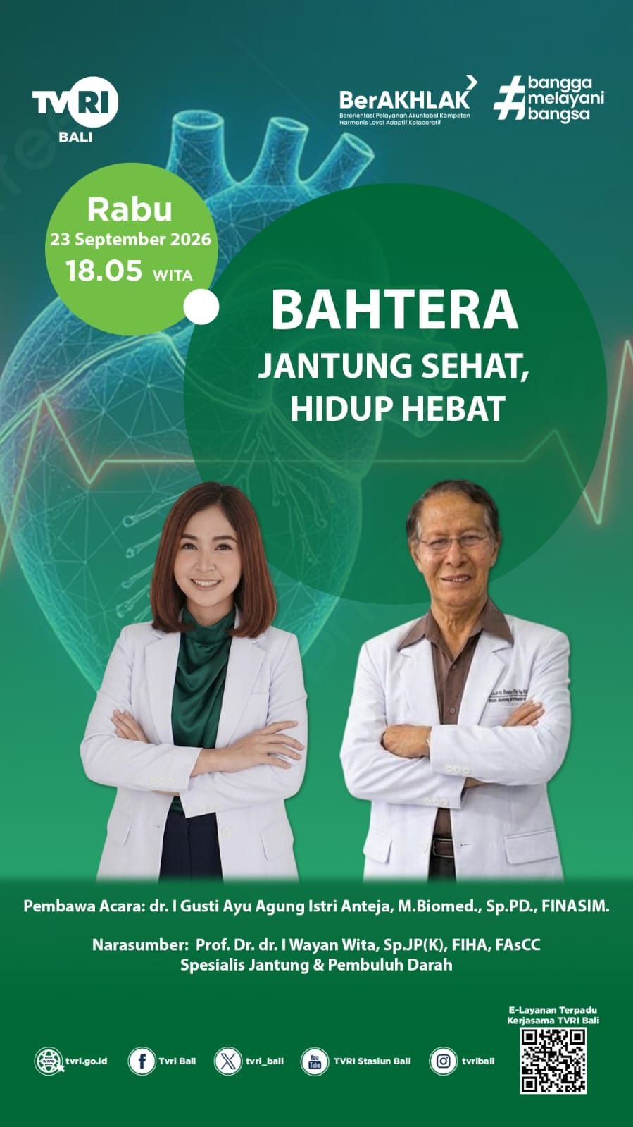 Anggota Pembina Yayasan Pendidikan Widya Kerthi Hadir sebagai Narasumber di TVRI Bali
